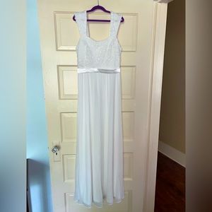 White Bridesmaid Dress